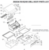 Exploded parts diagram for model: BGB36-BQARN (pre 2006)